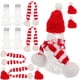 thumbnail image 1 of 5 botellas navideñas con forma de hombre de jengibre, de jugo, vacías, con bufandas y sombreros, de 50 ml., 1 of 7