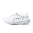 thumbnail image 6 of Xiaoxatg Women's Casual Shoes Breathable Mesh On Flat Comfortable Walking Footwear with Rhinestone for Daily Activities 7.5 White, 6 of 7