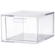 thumbnail image 1 of Cajón de almacenamiento apilable Contenedor de almacenamiento transparente Contenedor de almacenamiento apilable de escritorio, 1 of 6
