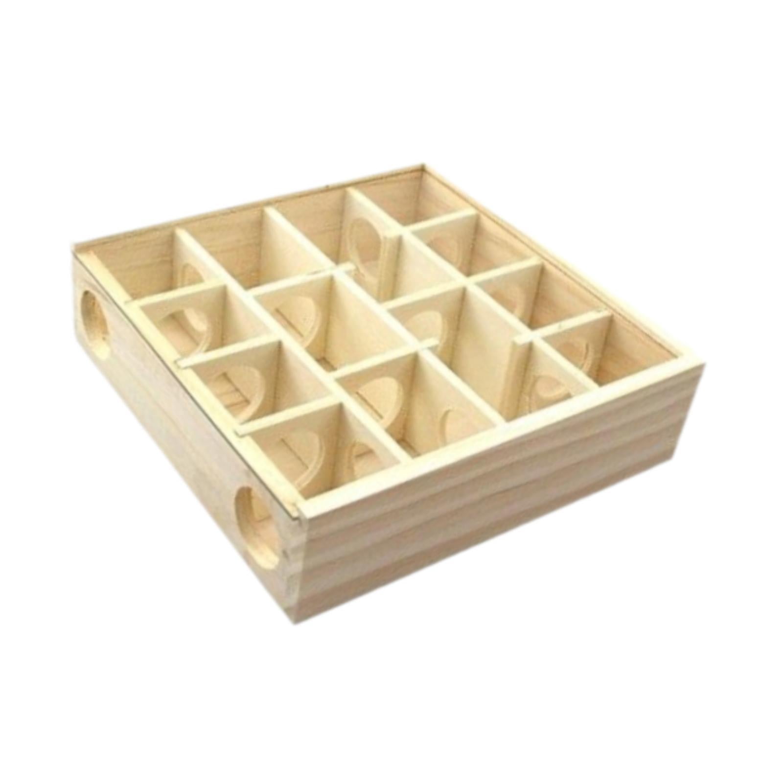Serenable Maze Tunnel Toy Pet Habitats Sand Box Exploration Multi Chamber Hide Hamster House Playing Hideaway Hut Interactive Playground