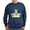 Navy, variant on CafePress - I Stand With Ukraine Sweatshirt - Classic Crew Neck Sweatshirt