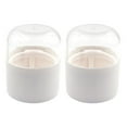thumbnail image 1 of 2pcs Beauty Egg Cases Makeup Blender Holders Cosmetic Puff Containers Accessory, 1 of 7