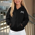 thumbnail image 2 of Abtuhar Children Fall Winter Hooded Casual Outerwear and Jackets Winter Solid Fleece‑lined Zip‑up Coat with Side Pockets for 5‑14 Years, 2 of 5