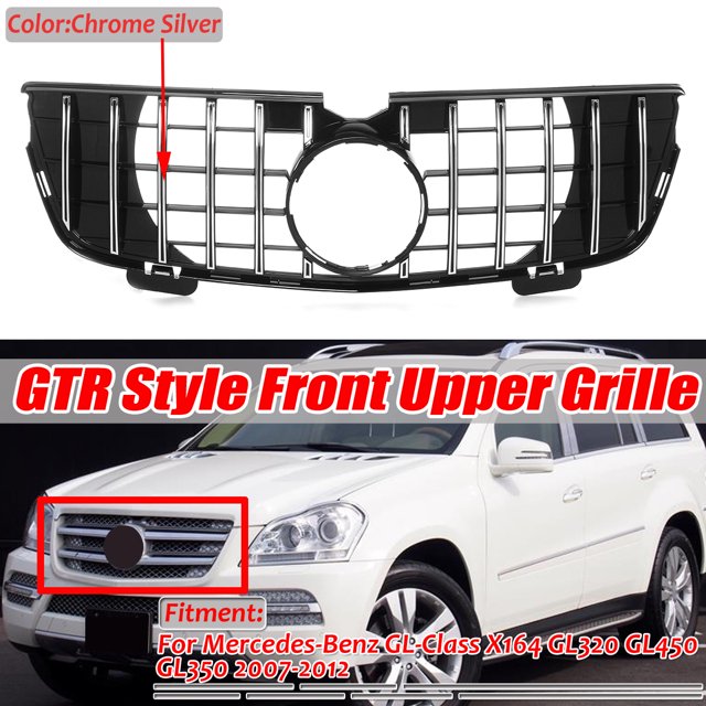For Mercedes-Benz X164 GL-Class 07-12 GL320 GL350 GL450 Grill Grille GT R Style