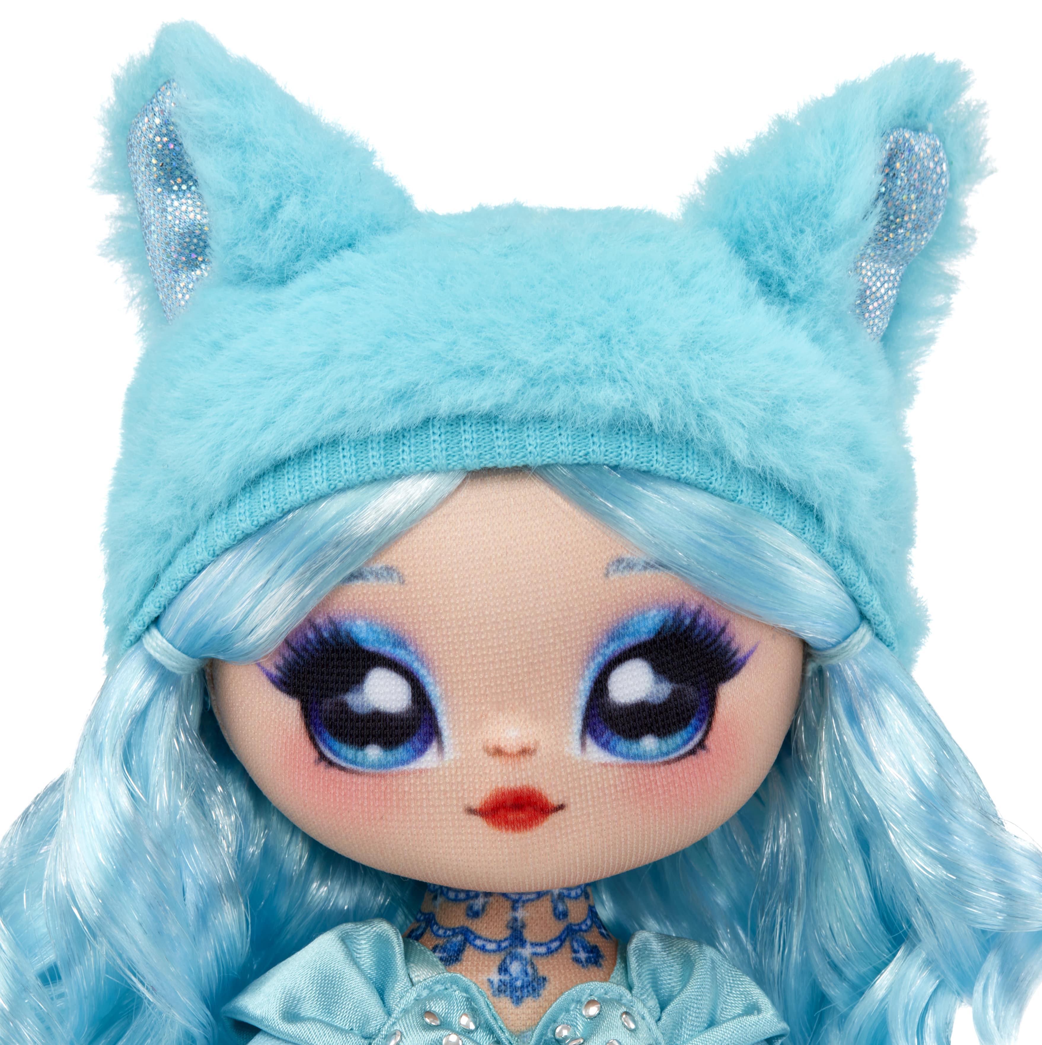 Na Na Na Surprise Sweetest Gems Marina Tealstone 7.5" Fashion Doll Aquamarine Birthstone-Inspired with Blue Hair, Charmeuse Dress and Brush, Poseable, Great Toy Gift for Kids Girls Boys Ages 5 6 7 8+