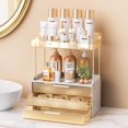 thumbnail image 1 of Organizador de baño Anylady para maquillaje, almacenamiento dorado de 5 niveles, 1 of 6
