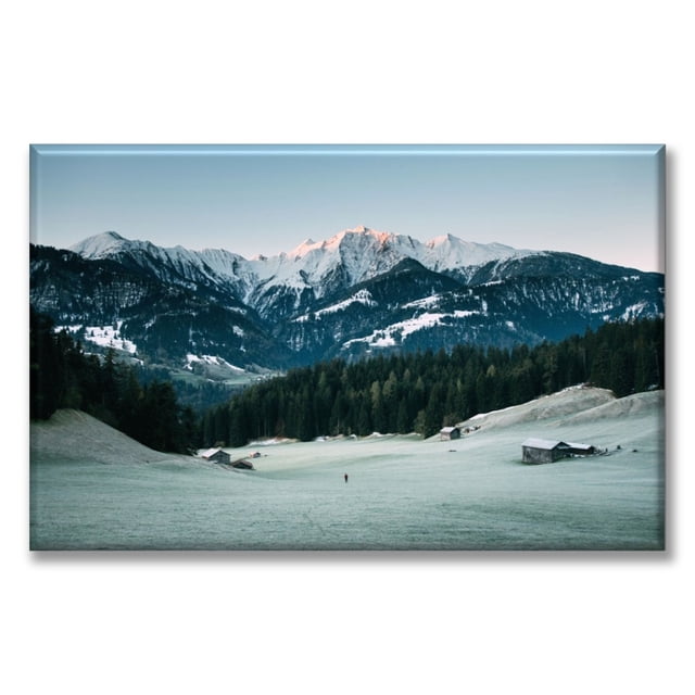 Cuadro Pixtreats Canvas Bosque Nevado 50X75 cm
