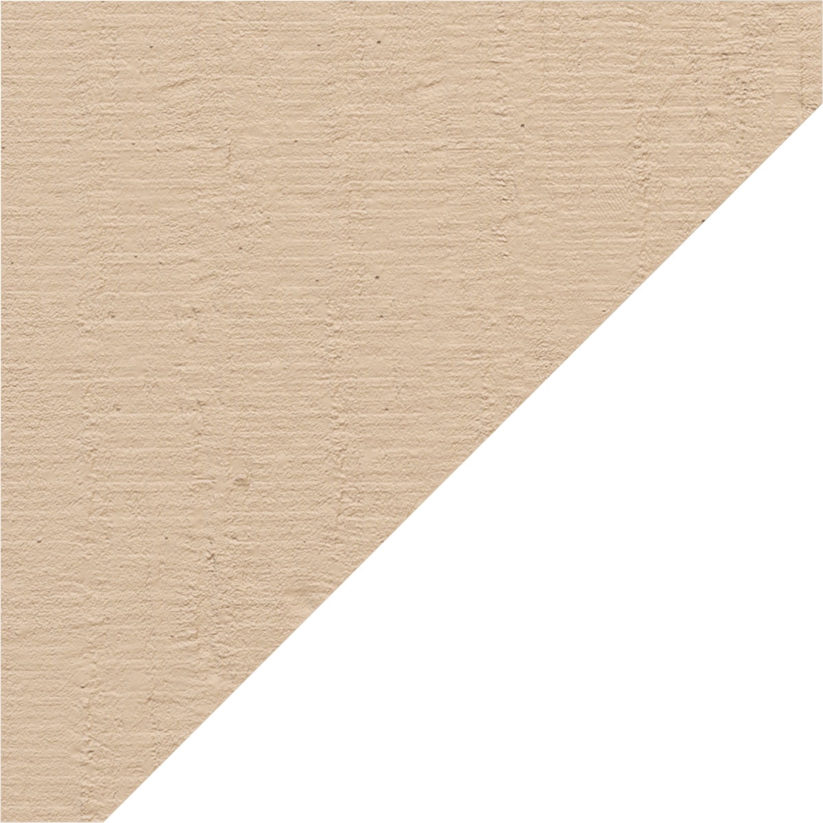 3"W x 6"D x 6"H Classic Concord Rough Cedar Woodgrain TimberThane Corbel, Primed Tan