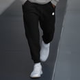 thumbnail image 3 of Dalix Ghost Embroidery Jogger Midweight Fleece Sweatpants Soft Lounge Pant Drawstring Waistband Pockets Mens in Black XS X-Small, 3 of 5