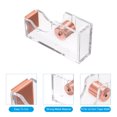 thumbnail image 3 of Unique Bargains Desktop Tape Dispenser Acrylic Roll Tapes Cutter Rose Golden, 3 of 5