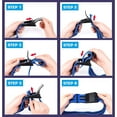 thumbnail image 3 of Bandas para glúteos (paquete de 2), bandas de restricción del flujo sanguíneo para mujeres y hombres, bandas de entrenamiento BFR ajustables para glúteos y desarrollo de cadera, bandas de resistencia, 3 of 5