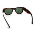 thumbnail image 6 of Womens Thick Plastic Horn Rim Hipster Fashion Rectangle Retro Sunglasses Tortoise - Green, 6 of 7