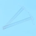 thumbnail image 4 of 2PCS 30cm T Shape Ruler T-Square Double Side Centimeter Scale Plastic Measuring Tool for Drafting and General Layout Work, 4 of 6