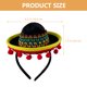 thumbnail image 3 of Diadema de sombrero mexicano para fiesta, festival, diadema mexicana para decoración de fiestas mexicanas, 3 of 5