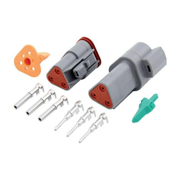 Quickcar Racing Products 71-332 3 Pin Deutsch Connector Kit
