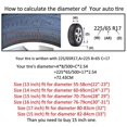 thumbnail image 2 of Black Spare Tire Cover Wheel Tyre For Trailer Car Truck Pvc Waterproof Dustproof Protection, 2 of 5