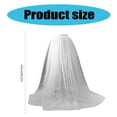 thumbnail image 3 of Women Tie Waist Flowing Long Tulle Skirt See Through Mesh Tutus Detachable Long Overskirt for Formal Prom Wedding Party, 3 of 8