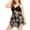 01 Black, variant on Plus Size Swimsuit for Women Two Piece Tummy Control Swimsuits Mesh Flowy Bathing Suit Boyshorts Swimdress Tankini