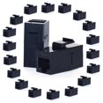 thumbnail image 1 of Vandesail Paquete De 20 Acopladores Rj45 Acoplador Ethernet Rj45 Keystone Jack Cat6 Acoplador Hembra A Hembra Cat 6 Extensor De Acoplador Ethernet, 1 of 5