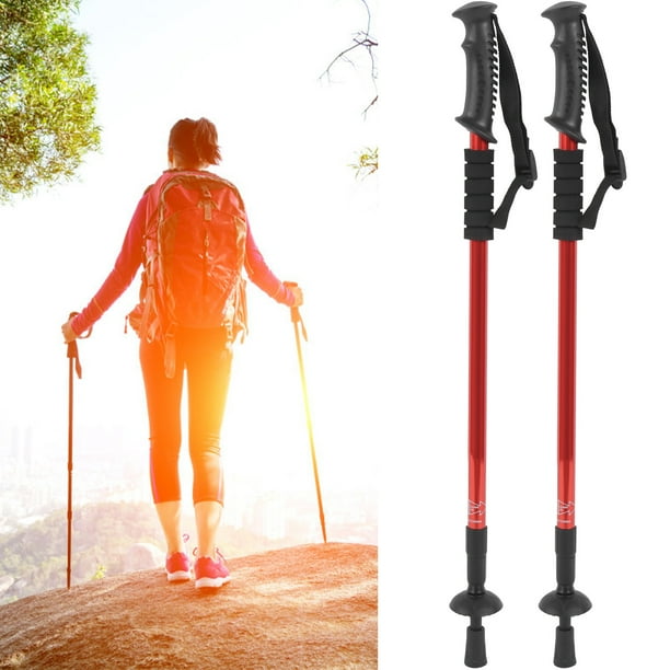 2 Piezas Bastones De Trekking Senderismo Bastones Plegables | Cuotas