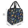 thumbnail image 3 of Easygdp Undersea Animals Bolsa Térmica Premium - Tela Oxford Impermeable, Gran Capacidad, Bolsillo Frontal, Unisex para Trabajo, Escuela, Actividades al Aire Libre y Picnics, 3 of 8