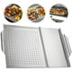 thumbnail image 4 of Plancha de acero inoxidable, placa de parrilla cuadrada, placa de parrilla 2 en 1, placa de parrilla antiadherente para verduras, suministro de parrilla, 4 of 7