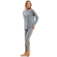 thumbnail image 5 of Jaclyn Women's Raglan Sleep Top and Jogger Set, 5 of 5