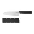thumbnail image 3 of Kitchenaid Classic Santoku Knife Black with Endcap and Blade Cover, 7-inch, Black, 3 of 13