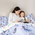 thumbnail image 5 of Homewish Flying Fairy Butterflies 3-Piece Full Size Comforter Sets For Teens Boys Girls,Chic Flowers Bedding Comforter Set,Dreamy Princess Lightweight Bedding Sets,Ultra Soft Home Decor,Reversible, 5 of 8