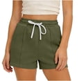 thumbnail image 2 of Zedker Women's 3" Swim Board Shorts High Waisted Swimsuit Bottoms Tummy Control Swimming Trunks with Liner Pockets Size S-XXL, 2 of 6