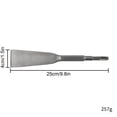 thumbnail image 2 of Awdenio Electric Hammer Chisel Ultra-thin Chisel Square Handle Four Hexagon Handle Concrete Electric Hammer Electric Pick Hammer Drill Bit Brick Wall Excavation, 2 of 3