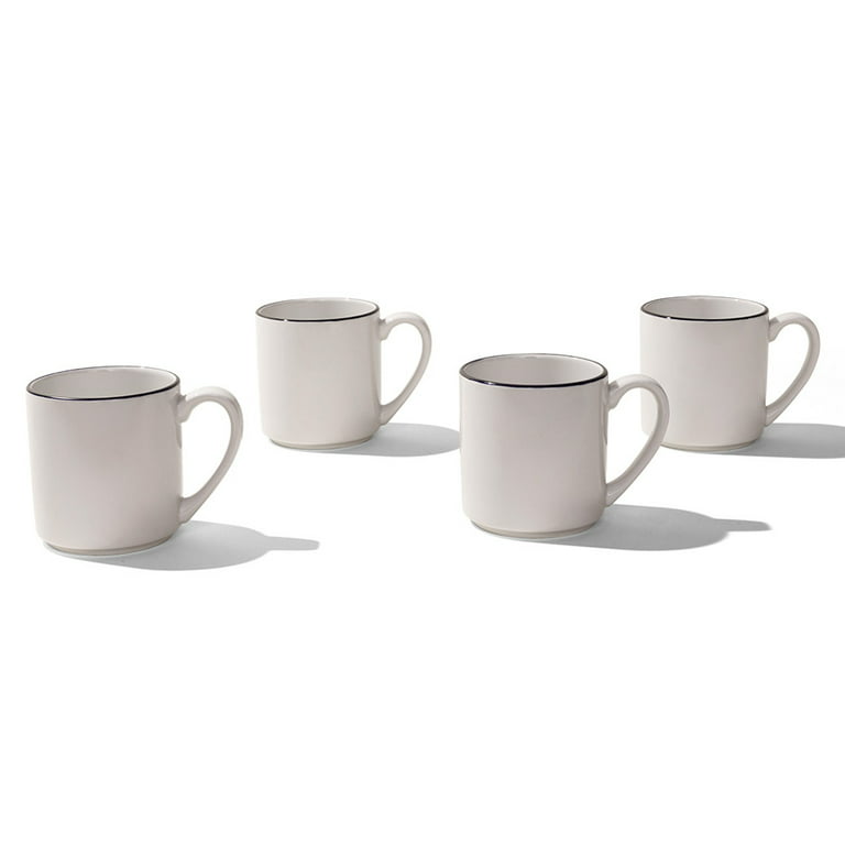 Coffee Mugs Set Of 4 - 12 Oz Ceramic Coffee Cup With Large Handle