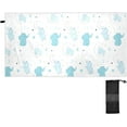 thumbnail image 2 of GZHJMY Cute Blue Elephant Beach Towel Quick Dry Absorbent Bath Towels Sandproof Lightweight Towel for Gym Yoga Sports Swimming - 31x71in Bath Towels, 2 of 7