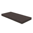 thumbnail image 3 of Faux Suede Foldable Mattress, Digitally Printed Grunge Texture, Portable Futon Mat Lightweight Sleeping Pad Spare Bedroom Guest Bed for Camping Dorms, Dark Taupe, Full, by Ambesonne, 3 of 6