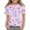 Purple, variant on SGFCWSX Girls Short Sleeve T-Shirt, Graphic Casual Kids Fashion Top Yellow Size 11-12 Years