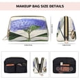 thumbnail image 5 of Xecao Vintage Flower Print Fashion Makeup PVC Bag Large Capacity Travel Cosmetic Bag for Women Organizer Toiletry Clutch, 5 of 8