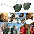 thumbnail image 5 of Anti-ultraviolet frame glasses fashion personality sunglasses, made of TAC, TR, metal, 5 of 5