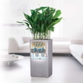 thumbnail image 3 of CANTO Stone High 40 Stone Grey, Self-Watering Tall Planter, H29.9 L15.7 W15.7 in, 3 of 17