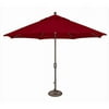 Simply Shade Catalina Octagon Push Button Tilt Umbrella in Bronze/Really Red