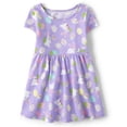 thumbnail image 1 of Vestido moderno The Children's Place para niñas pequeñas, color morado de 18 a 24 m, 1 of 3