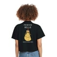 thumbnail image 2 of Disney Princess - Princess Belle - Juniors Cropped Cotton Blend T-Shirt, 2 of 5