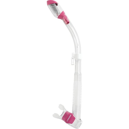 UPC: 0843607038669 | Cressi Supernova Dry Snorkel (Clear/Pink)