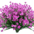 thumbnail image 6 of GRNSHTS 6PCS Artificial Flowers,Fake Greenery Faux Plastic Bushes Fake Shrubs UV Resistant No Fade Faux Plastic Plants for Wedding Hanging Bouquet Indoor Outdoor Home Garden Office Table Vase, 6 of 14