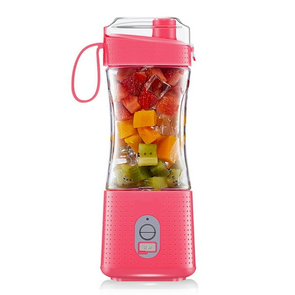 Mélangeur Portable pour Shakes et Smoothies Format Personnel Portion Individuelle Voyage Presse-Agrumes Mélangeur Gobelet avec Batterie Rechargeable USB 4000mAh Petit Mélangeur Électrique Individuel Mini pour Jus