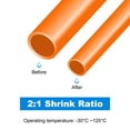 thumbnail image 3 of Heat Shrink Tubing, 11/20 Inch ID 33 ft Long 2:1 Ratio Polyolefin Heat Shrink Cable Sleeve Orange, 3 of 7
