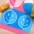 thumbnail image 5 of Mainstays Kids Beach Towel, Happy Check Smiley Faces, 60" x 30", 5 of 5