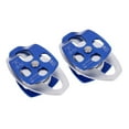 thumbnail image 2 of Toystoory 2 piezas de polea antibobinado lateral de escalada de alta resistencia 32KN bloque de rodamiento de bolas Hardware de rescate 15mm carpas Azul, 2 of 6