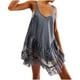 thumbnail image 3 of Camisón corto para mujer, moda, temperamento, liso, vestido, pijama, tirantes, camisón, 3 of 6