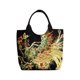 thumbnail image 1 of CHAXIN Bolso de hombro de estilo étnico para mujer, bandolera de lona con bordado de pavo real, informal, con colgante de cuentas, de gran capacidad, 1 of 8