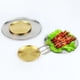 thumbnail image 2 of Platos de acero inoxidable para cena, almuerzo y desayuno de 10 pulgadas, 2 of 8